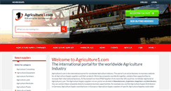 Desktop Screenshot of agriculture1.com